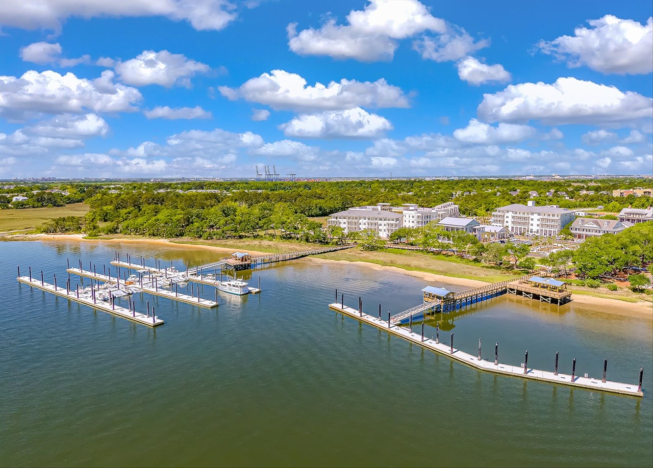 the waterfront at the wando river