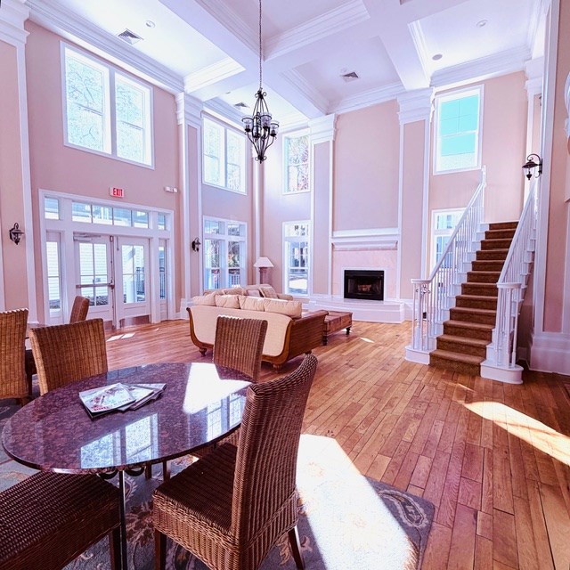 clubhouse interior this is the clubhouse interior, soon to be updated with new furniture and can be rented for private parties, or gathering with friends, or take your laptop and work poolside!