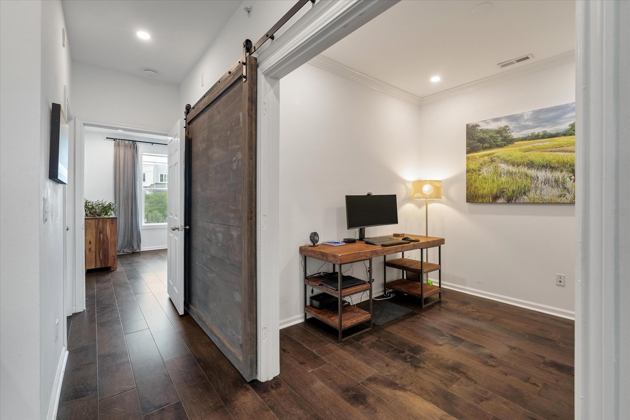 custom barn door for office